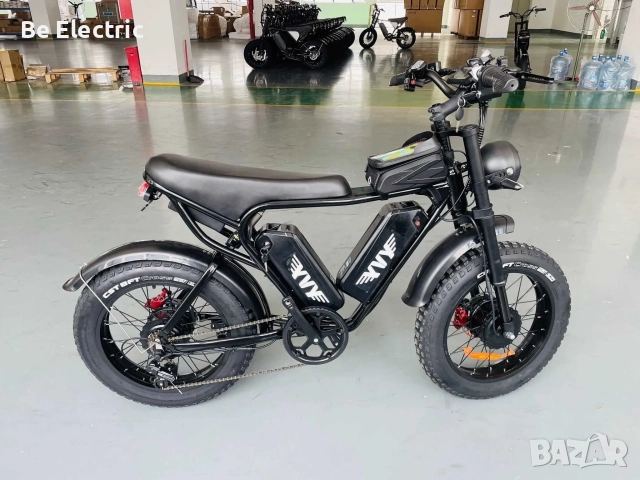 Електрически велосипед YVY C20Max (Q20 Pro) – 2x750W, 40Ah, 20” Fatbike, снимка 3 - Велосипеди - 52027252