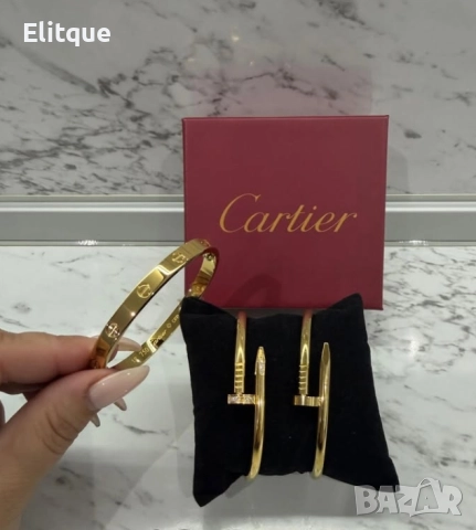 гривна от висококачествена стомана cartier