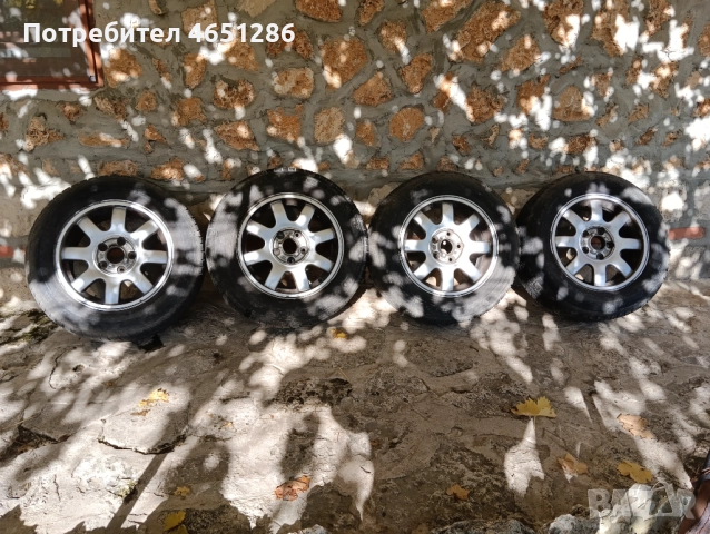 Зимни гуми с джанти от Ауди,размер 195/65/R15, снимка 2 - Гуми и джанти - 52417777