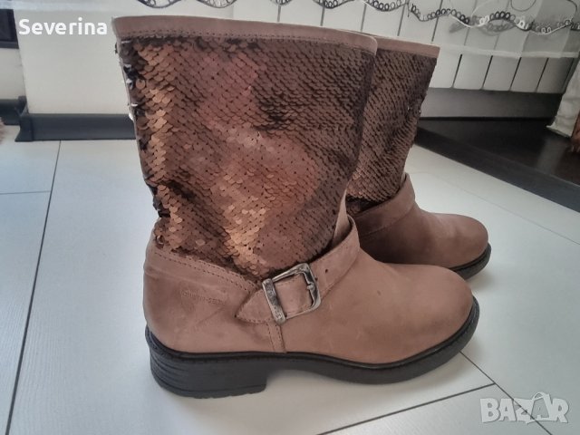 Twinset Simona Barbieri *Естествена кожа боти 36, снимка 5 - Дамски боти - 43292366