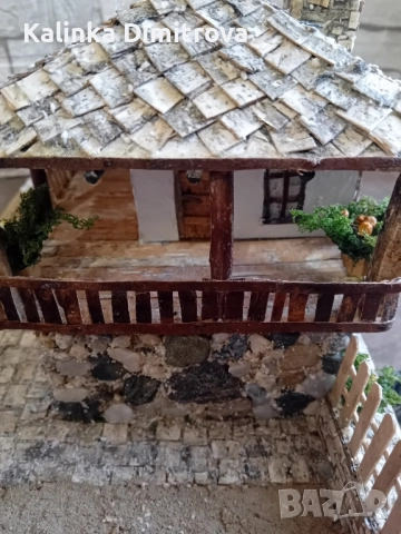 Макет на старинна къща-ръчна изработка., снимка 3 - Декорация за дома - 51460813