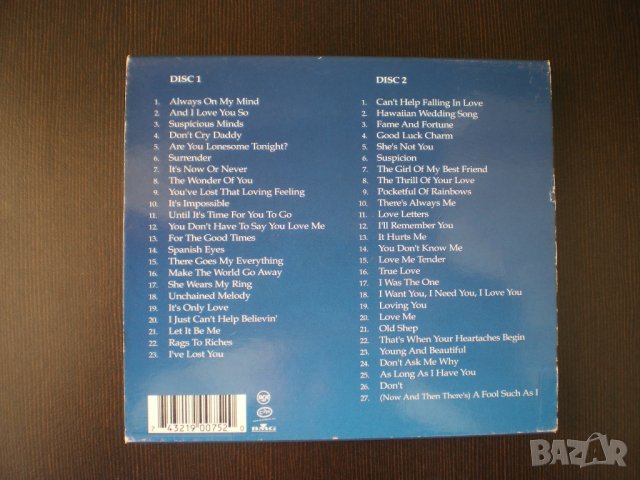 Elvis Presley ‎– The 50 Greatest Love Songs 2001 Двоен диск, снимка 2 - CD дискове - 42991431