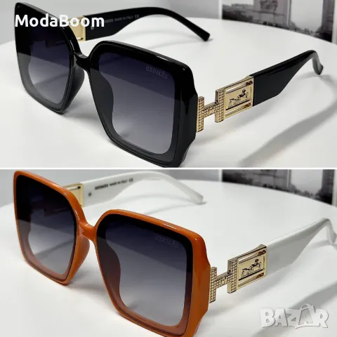 Hermes дамски слънчеви очила с калъф , снимка 3 - Слънчеви и диоптрични очила - 48774309