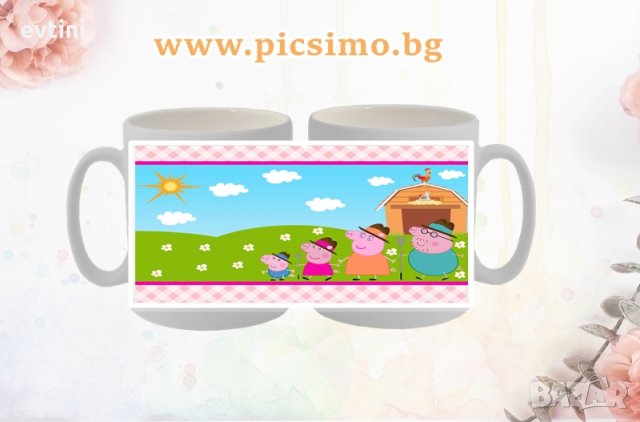 Детска керамична чаша с любим анимационен герой "Пепа Пиг", Пес Патрул, Пламъчко и Машините, Масленк, снимка 18 - Други - 28623719