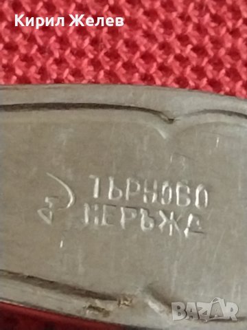Стара лъжичка за кафе чай от соца с печат В.Търново сърп и чук за КОЛЕКЦИЯ 42800, снимка 5 - Други ценни предмети - 43816683