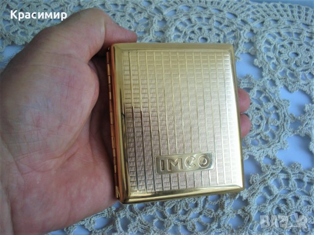 МЕСИНГОВА ТАБАКЕРА IMCO, снимка 4 - Колекции - 43780698