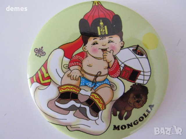 Автентичен метален магнит-отварачка от Монголия, серия, снимка 2 - Колекции - 43250710