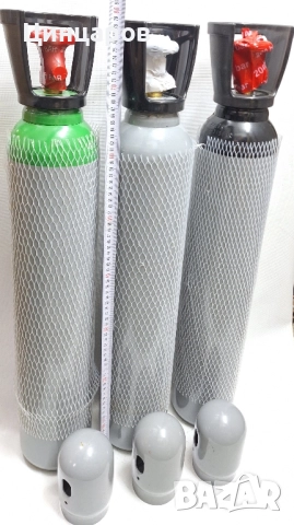 Кран бутилка технически газ, гайки, преходи, прехвърляч газ, бутилки, редуктори, снимка 7 - Други машини и части - 52592313