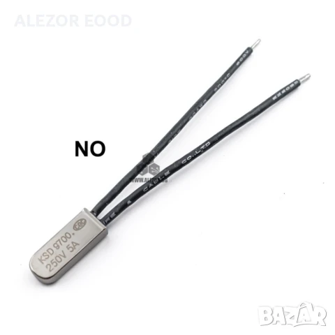 Биметални термични защити, NО нормално отворен контакт