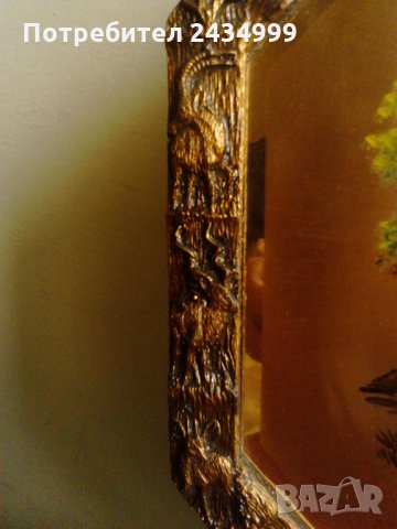 Продавам южноафриканска картина сьс скулптура на африканска антилопа, снимка 4 - Картини - 27869784