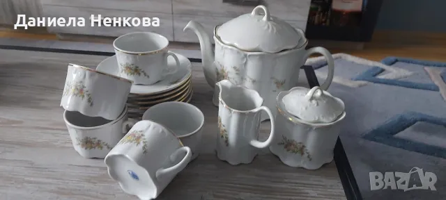 Сервиз за кафе, серия "мащерка"Разград, снимка 2 - Сервизи - 50052543