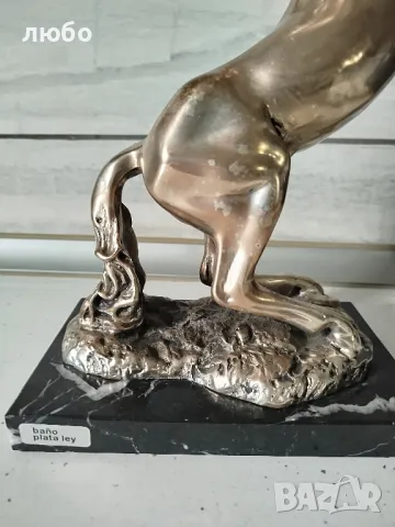 Статуетката на Кон във Сребърно Покритие , снимка 13 - Антикварни и старинни предмети - 48481003