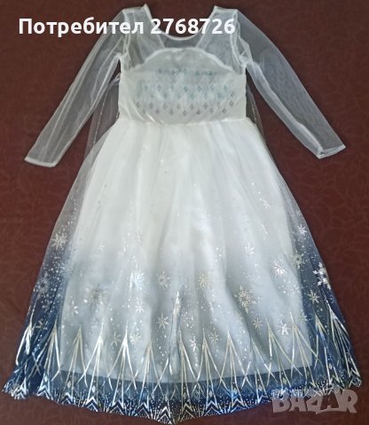 Нова рокля на Елза, снимка 1 - Детски рокли и поли - 43279636