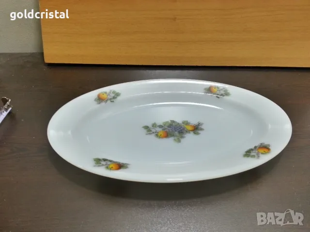 френски аркопал плато елипса, снимка 5 - Антикварни и старинни предмети - 48855300