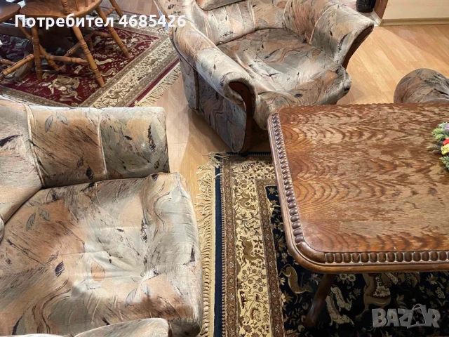 Холна гарнитура и маса, снимка 10 - Дивани и мека мебел - 52821931