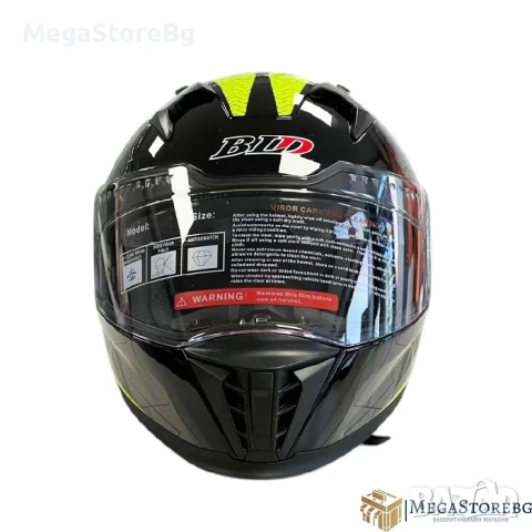Каска с вградени слънчеви очила M69 - Размер S, M, L, XL - Черно/Зелено, снимка 3 - Аксесоари и консумативи - 50720431