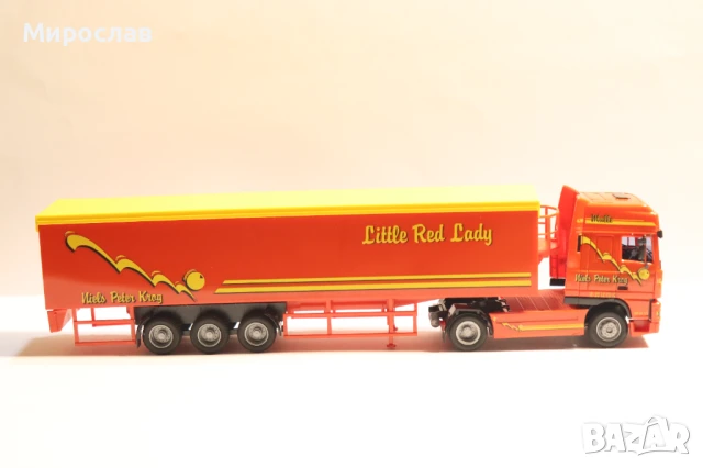 AWM  H0 1/87 DAF  ВЛЕКАЧ KАМИОН МОДЕЛ TIR ГОНДОЛА , снимка 12 - Колекции - 51145972