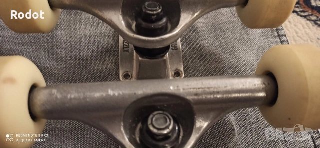 Скейтборд машинки/колесари Grizzly с колела,лагери и болтове., снимка 4 - Скейтборд, ховърборд, уейвборд - 53272374