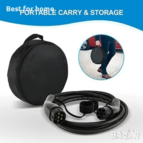 Кабел за зареждане LVWIT Type 2, 22KW, 32 A, снимка 7 - Аксесоари и консумативи - 48454730