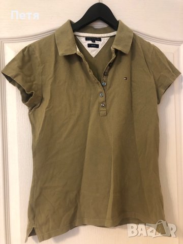 Tommy Hilfiger Дамска зелена тениска, снимка 1 - Тениски - 40827337