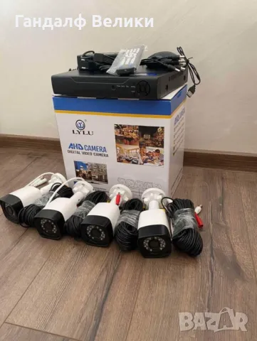 ВИДЕОНАБЛЮДЕНИЕ С 4 КАМЕРИ FULL АHD, снимка 5 - Комплекти за видеонаблюдение - 49324565