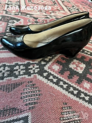 Обувки от естествен лак, снимка 2 - Дамски елегантни обувки - 43046442