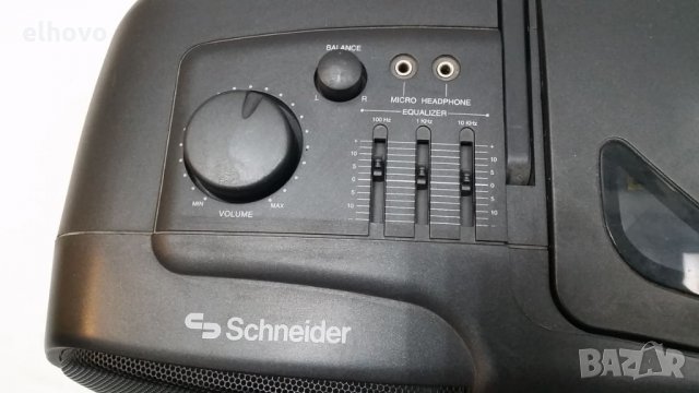 Касетофон Schneider SP100, снимка 6 - Радиокасетофони, транзистори - 26510462