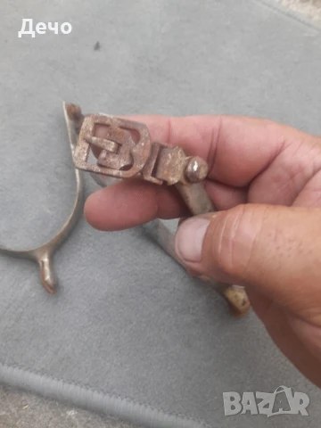 Комплект /Чифт Стари Бронзови Кавалерийски шпори в добро запазено състояние , снимка 6 - Антикварни и старинни предмети - 51008983
