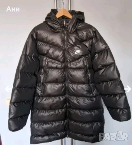 Мъжко/Унисекс Зимно Дълго Яке Nike, снимка 2 - Якета - 52807342