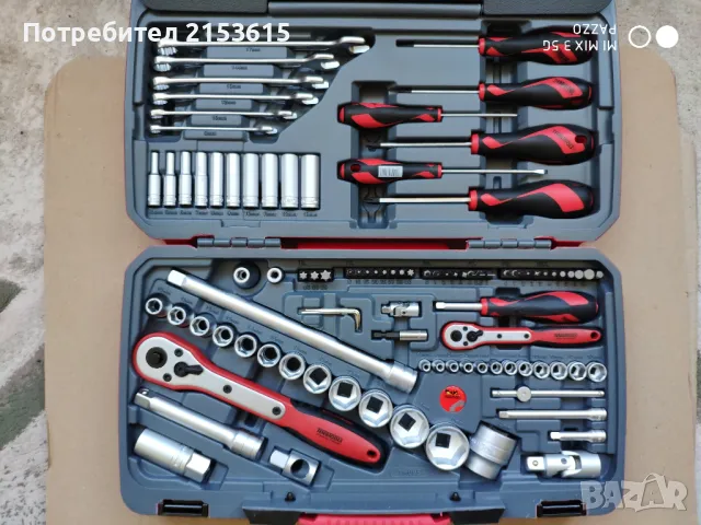 Teng tools тенг 1/4 и 1/2 гидория 95 части КАЧЕСТВЕНИ вложки ключове отвертки комплект