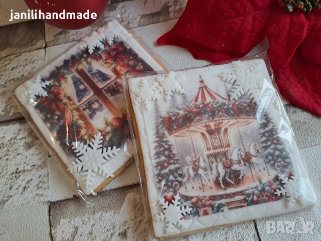 Медени картички, Коледни, снимка 5 - Коледни подаръци - 52685367