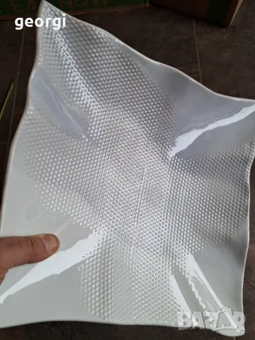 Goebel немско квадратно порцеланово плато 6/6, снимка 4 - Сервизи - 49324505