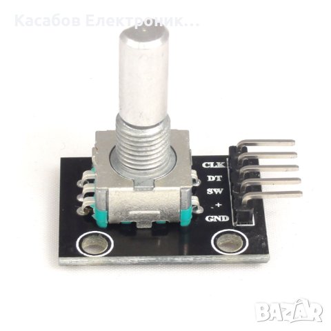 Ротационен енкодер модул с 20 импулса KY-040 L 20мм