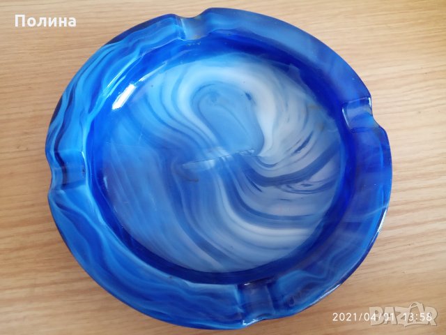 Пепелници масивно стъкло , снимка 2 - Други - 32471221