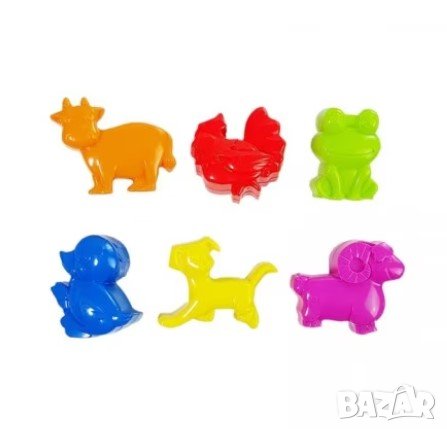 Образователен, интерактивен автобус с животинки HOLA SHAPE SORTING BUS TOY NO.988, снимка 6 - Музикални играчки - 43425014