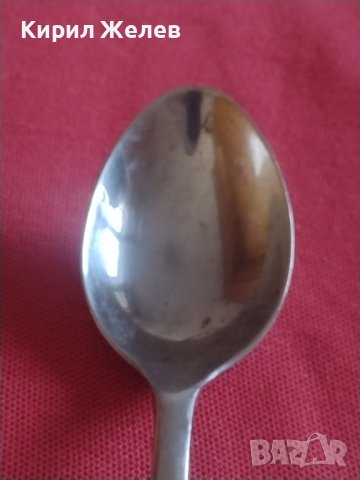 Стара лъжица от соца масивна перфектно състояние за КОЛЕКЦИЯ ДЕКОРАЦИЯ 42181, снимка 2 - Други ценни предмети - 43845432