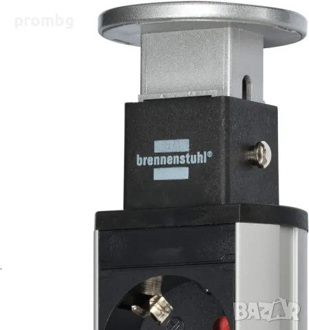 разклонител за плот, вграждане, потъващ с 3 гнезда, Германия, снимка 4 - Друга електроника - 49494697