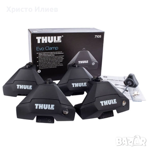 Захвати за напречни греди Thule Evo Clamp 7105, снимка 7 - Аксесоари и консумативи - 52846242