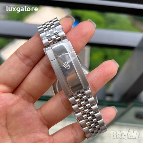 Мъжки часовник Rolex Datejust Blue Dial с автоматичен механизъм, снимка 4 - Мъжки - 43777359