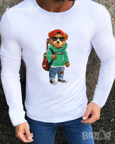 Мъжки блузи RALPH BEAR с актуален принт! Поръчай по твой дизайн!