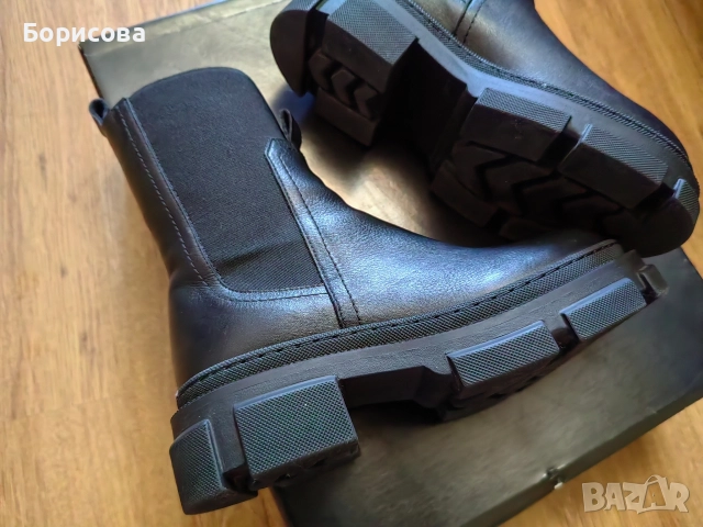 Боти от естествена кожа, снимка 5 - Дамски боти - 52819166