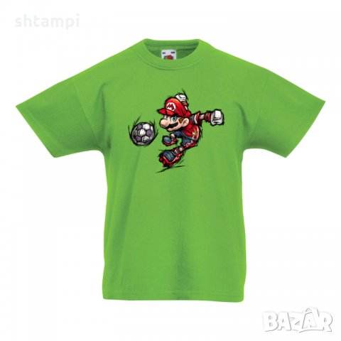 Детска тениска Супер Марио Super Mario Football, снимка 4 - Детски тениски и потници - 33081611