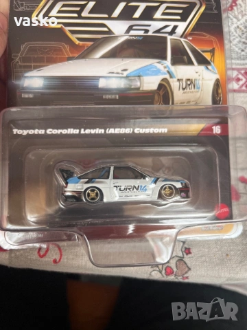 Hotwheels Elite Toyota Corolla Levin AE86, снимка 2 - Колекции - 53107618