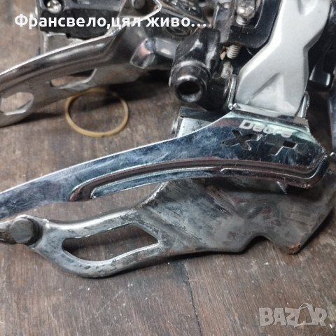 Преден дерайлйор за велосипед колело Shimano deore xt , снимка 4 - Части за велосипеди - 43434499