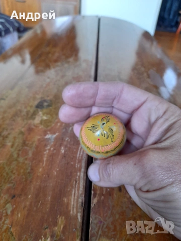 Старо дървено яйце #22, снимка 3 - Други ценни предмети - 53303957
