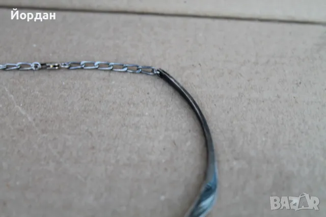 Сребърно дамско колие, снимка 5 - Колиета, медальони, синджири - 47608141