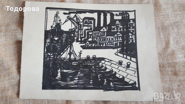 Лот от две графики на стар майстор, снимка 2 - Антикварни и старинни предмети - 26625971