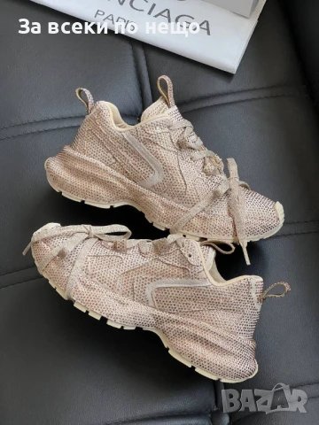 Balenciaga Дамски Бежови Маратонки от 36 до 40 номер👟Дамски Спортни Обувки Баленсиага Код E502, снимка 2 - Маратонки - 50703365
