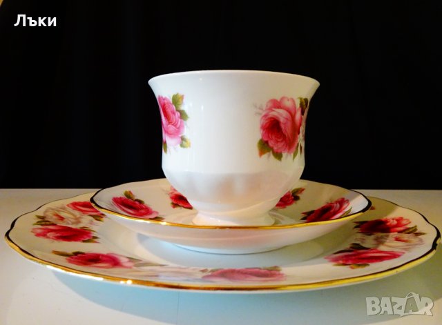 Чаша английски порцелан Queen Anne Bone China. , снимка 6 - Чаши - 33143042