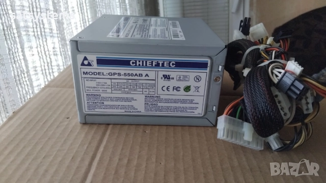 Компютърно захранване 550W Chieftec GPS-550AB A 120mm FAN, снимка 4 - Захранвания и кутии - 52516795